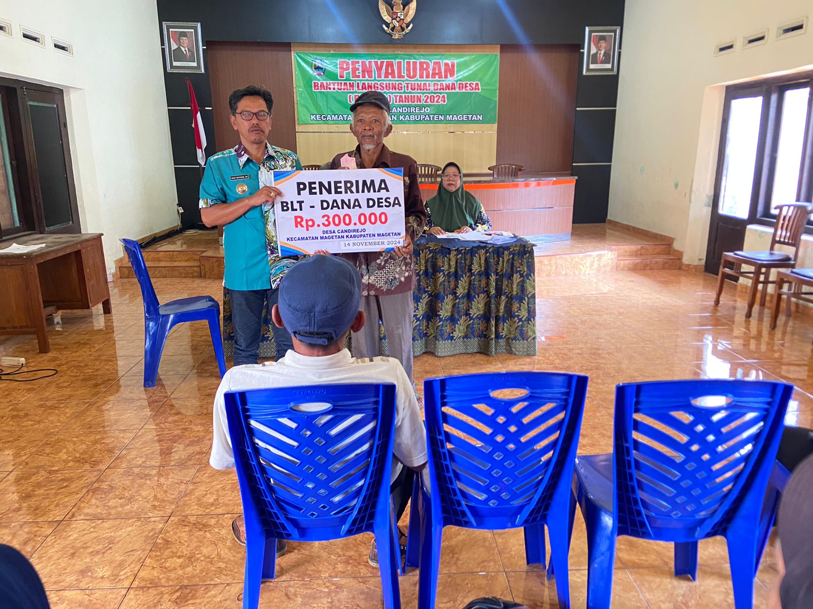 PENYALURAN BANTUAN LANGSUNG TUNAI DANA DESA (BLT-DD) TAHAP XI (PERIODE BULAN NOVEMBER 2024)